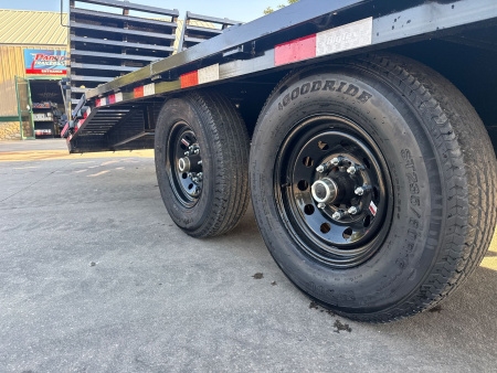 New 2026 Big Tex Trailers 14GN-33D5A-MRBK Flatbed Trailer