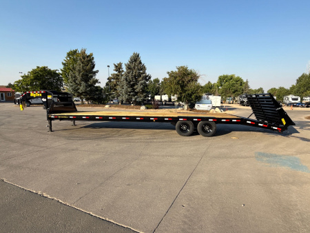New 2026 Big Tex Trailers 14GN-33D5A-MRBK Flatbed Trailer