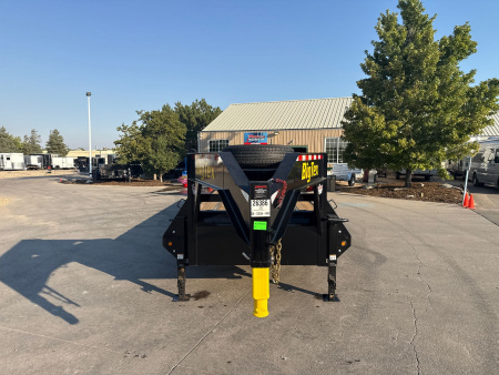 New 2026 Big Tex Trailers 14GN-33D5A-MRBK Flatbed Trailer