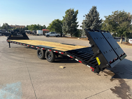New 2026 Big Tex Trailers 14GN-33D5A-MRBK Flatbed Trailer