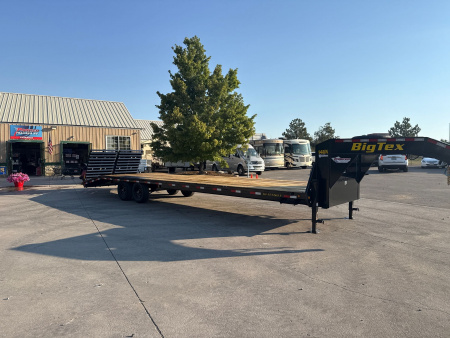 New 2026 Big Tex Trailers 14GN-33D5A-MRBK Flatbed Trailer