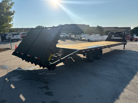 New 2026 Big Tex Trailers 14GN-33D5A-MRBK Flatbed Trailer