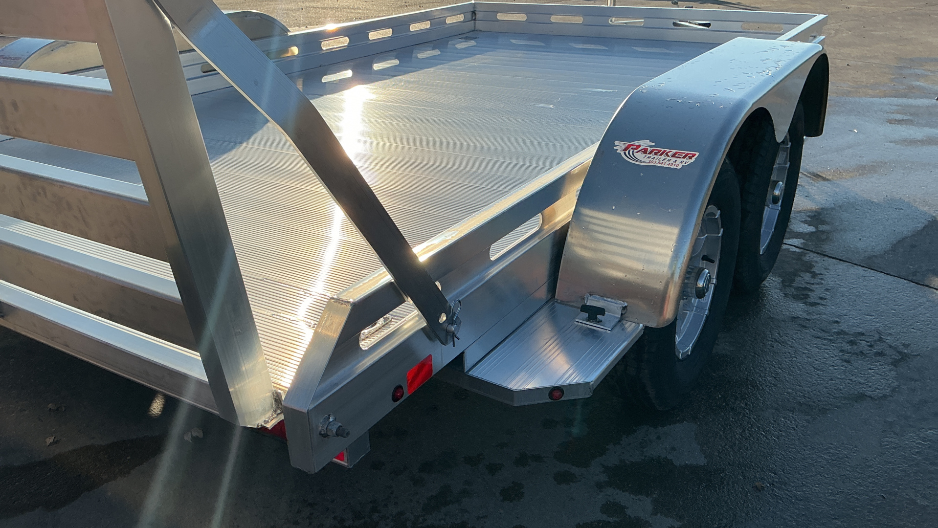 New 2026 Aluma 8012TA-EL-TG-RTD Utility Trailer