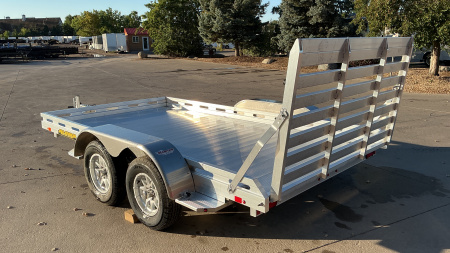 New 2026 Aluma 8012TA-EL-TG-RTD Utility Trailer
