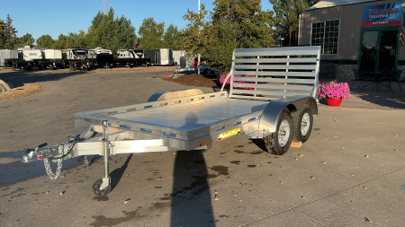 New 2026 Aluma 8012TA-EL-TG-RTD Utility Trailer