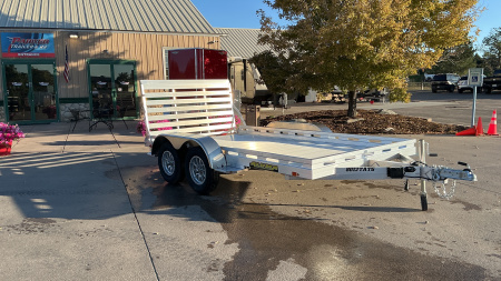 New 2026 Aluma 8012TA-EL-TG-RTD Utility Trailer