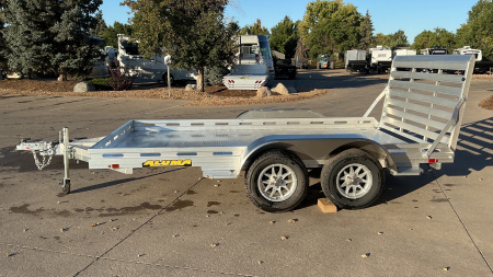 New 2026 Aluma 8012TA-EL-TG-RTD Utility Trailer