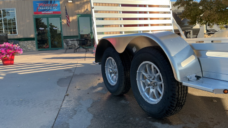 New 2026 Aluma 8012TA-EL-TG-RTD Utility Trailer