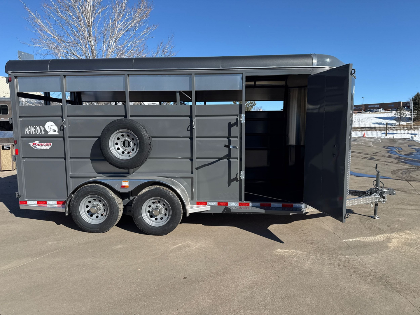 New 2025 C & B Quality Trailer Works MAVST17-9.9KSLD Horse Trailer