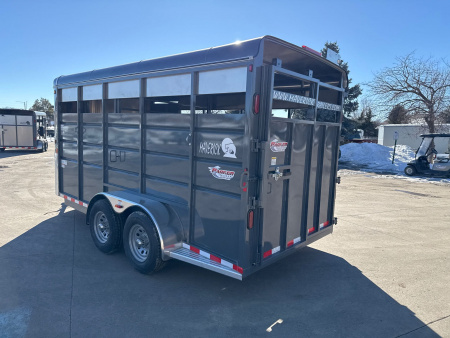 New 2025 C & B Quality Trailer Works MAVST17-9.9KSLD Horse Trailer