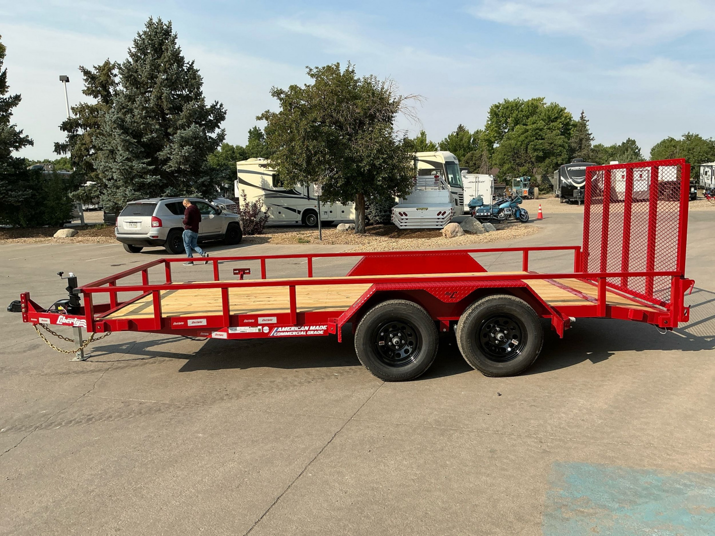 New 2025 Liberty Industries LU7K83X14+2C4 Utility Trailer