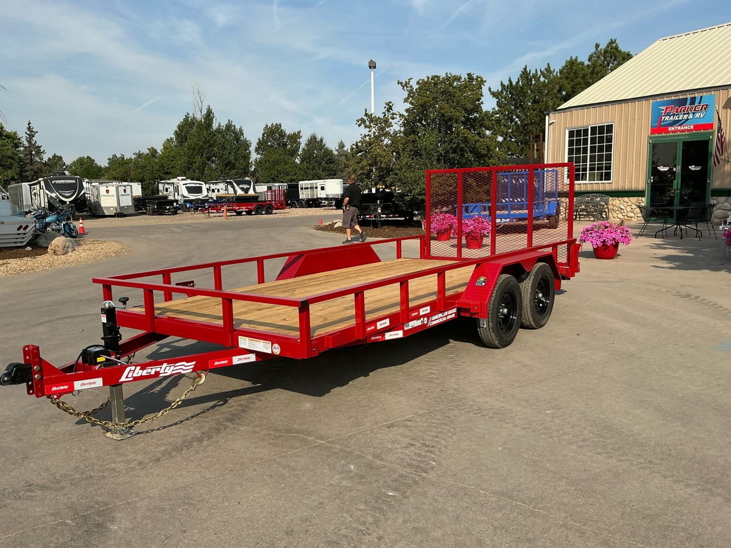 New 2025 Liberty Industries LU7K83X14+2C4 Utility Trailer