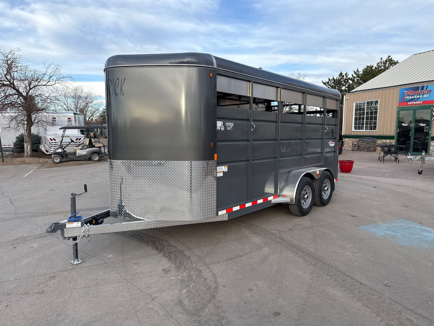 New STOCK - 2025 Maverick 2 Place Horse Trailer
