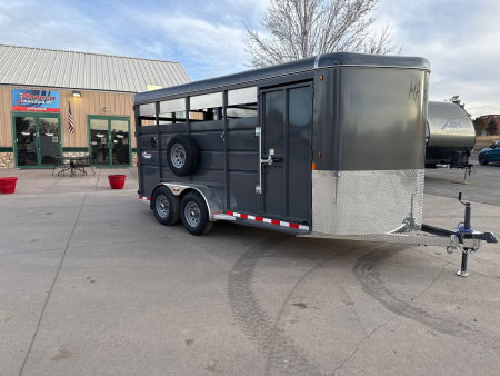 New 2025 C & B Quality Trailer Works MAVST17-9.9K Horse Trailer