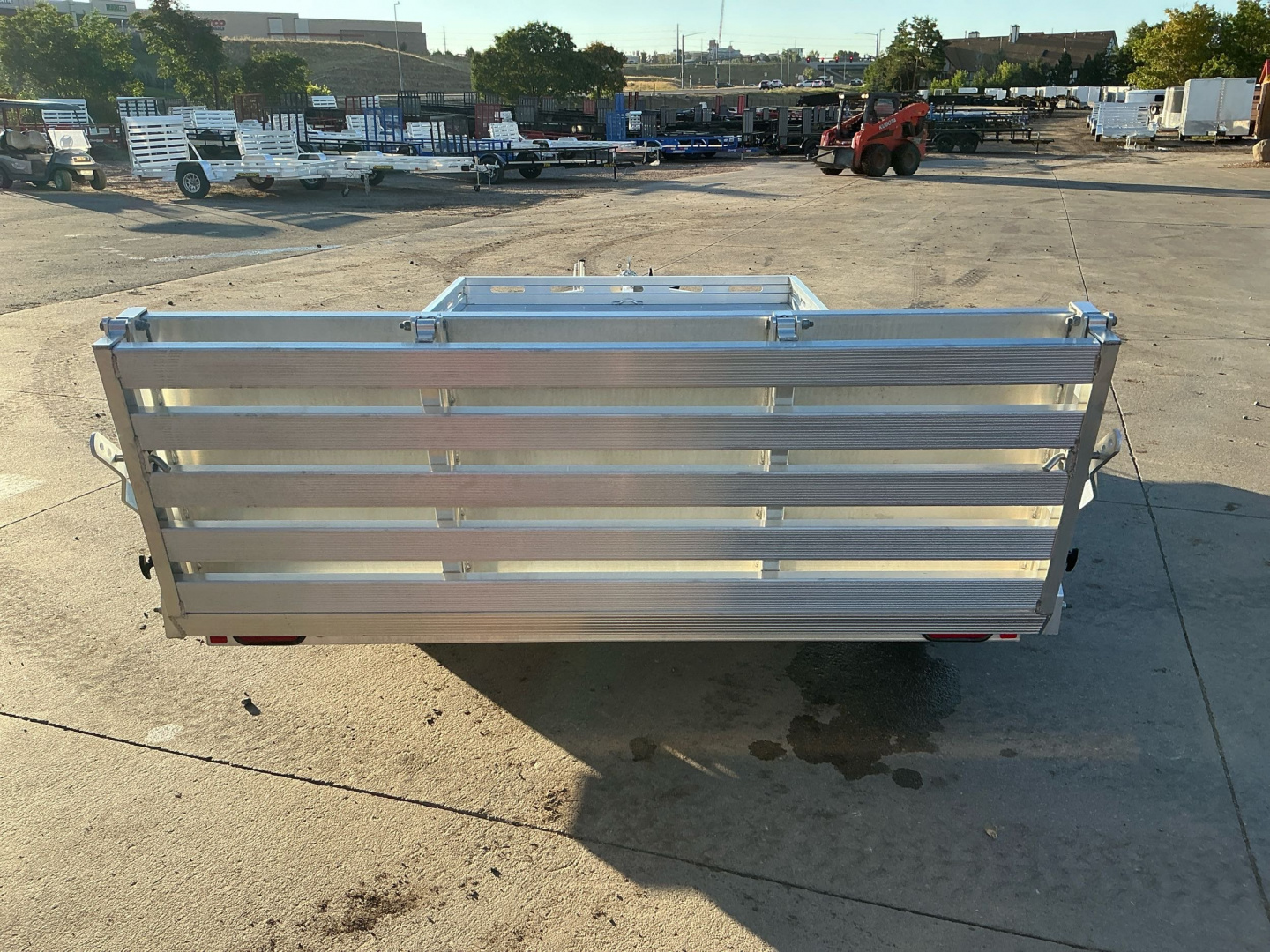 New 2026 Aluma 8014S-EL-BT Utility Trailer