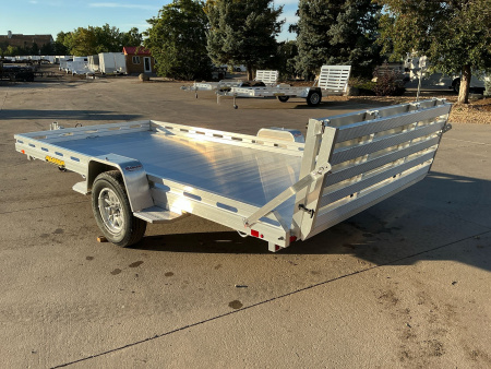 New 2026 Aluma 8014S-EL-BT Utility Trailer