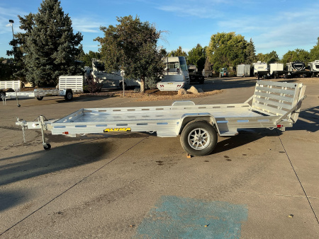 New 2026 Aluma 8014S-EL-BT Utility Trailer