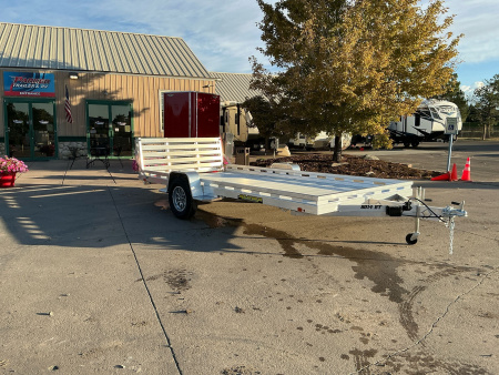 New 2026 Aluma 8014S-EL-BT Utility Trailer