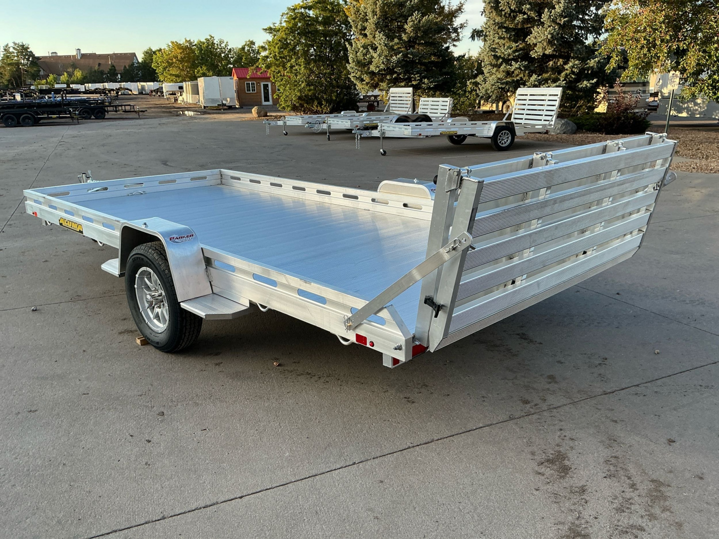 New 2026 Aluma 8015S-EL-BT Utility Trailer