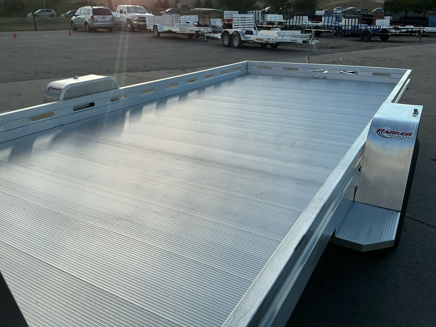 New 2026 Aluma 8015S-EL-BT Utility Trailer