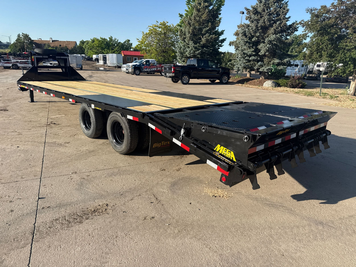 New 2026 Big Tex Trailers 22GN-30D5A-MRBK Flatbed Trailer