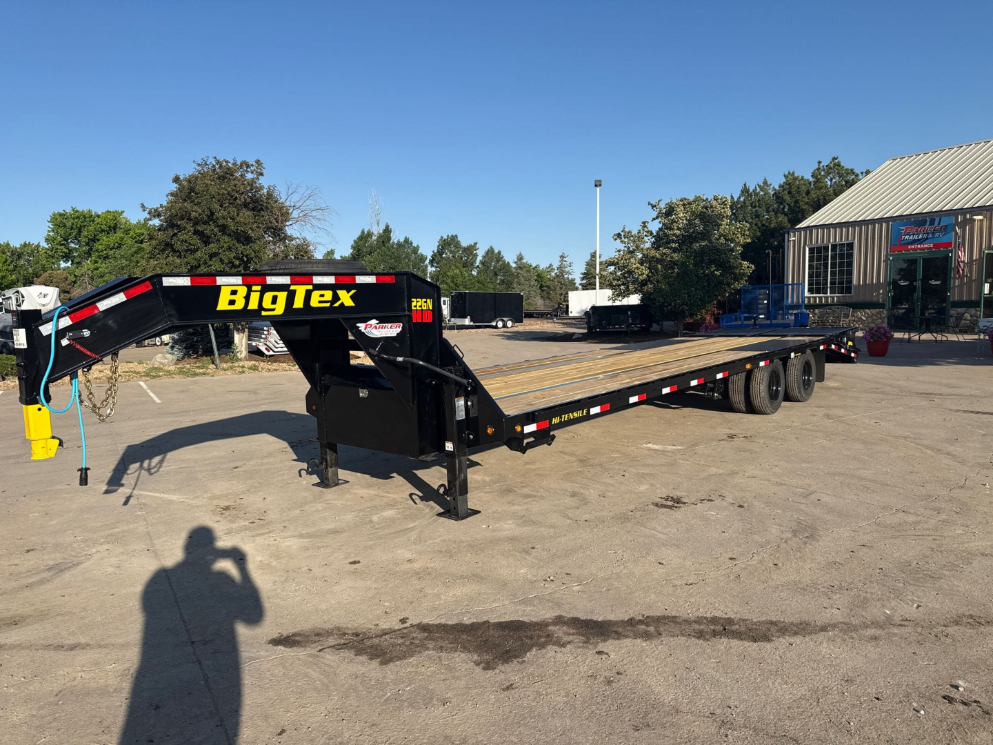 New 2026 Big Tex Trailers 22GN-30D5A-MRBK Flatbed Trailer