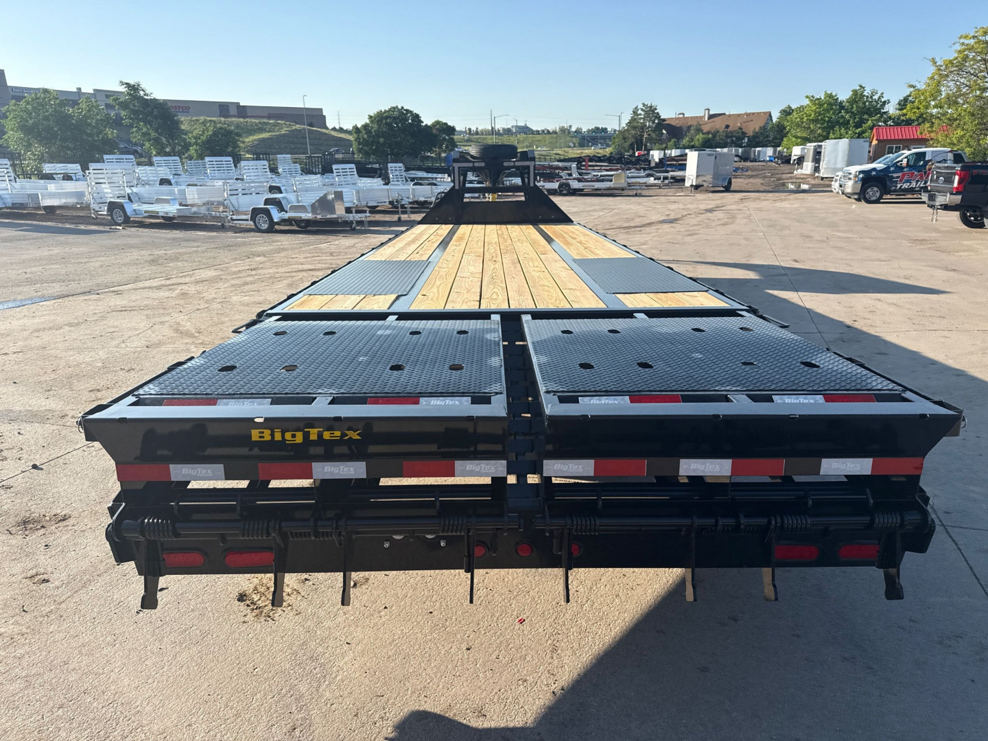 New 2026 Big Tex Trailers 22GN-30D5A-MRBK Flatbed Trailer