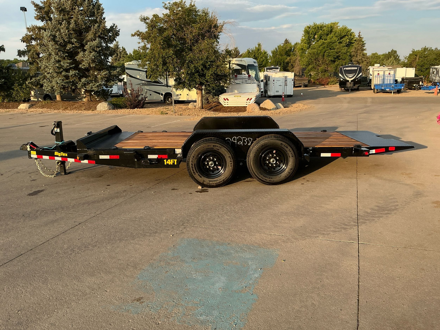 New 2026 Big Tex Trailers 14FT-16BK Flatbed Trailer