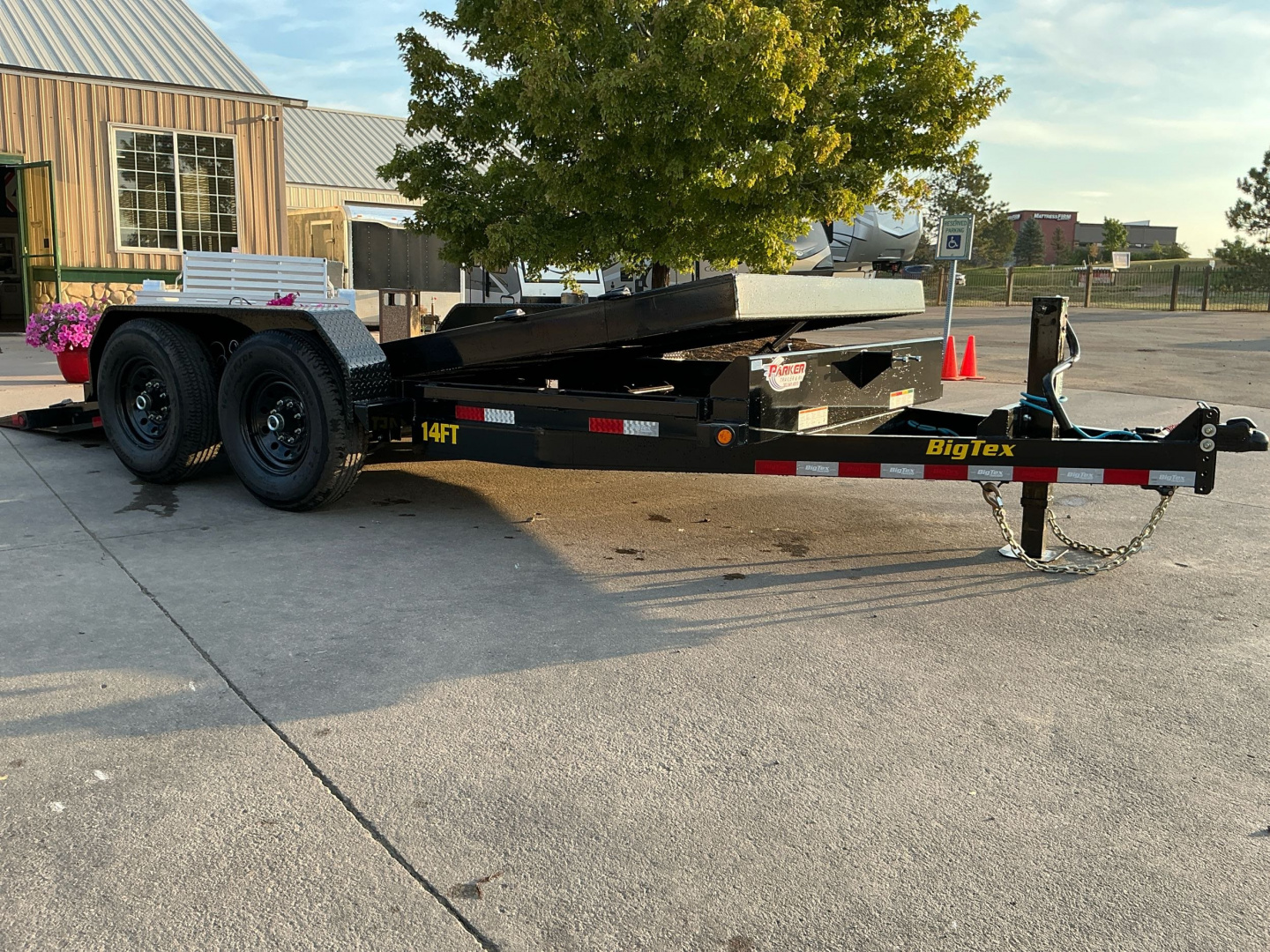 New 2026 Big Tex Trailers 14FT-16BK Flatbed Trailer