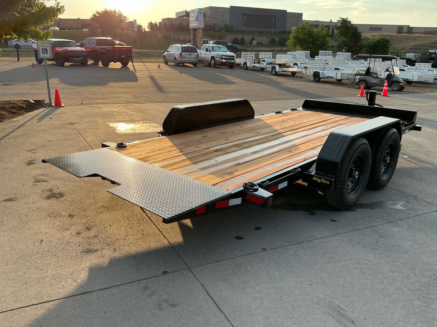 New 2026 Big Tex Trailers 14FT-16BK Flatbed Trailer