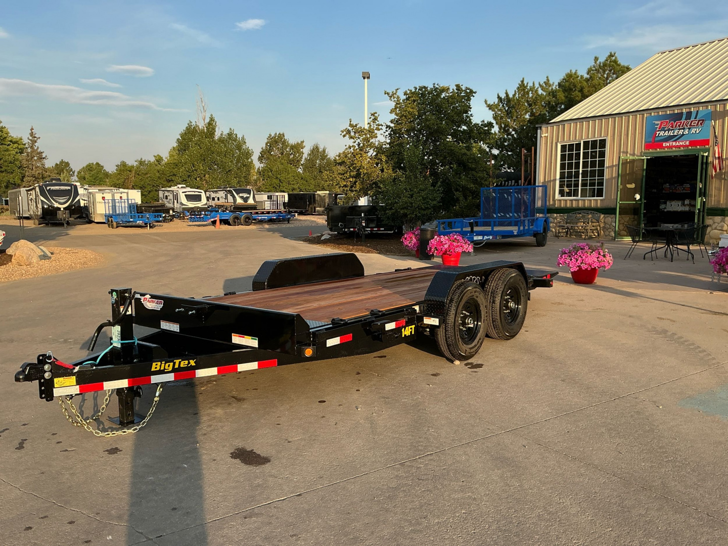 New 2026 Big Tex Trailers 14FT-16BK Flatbed Trailer