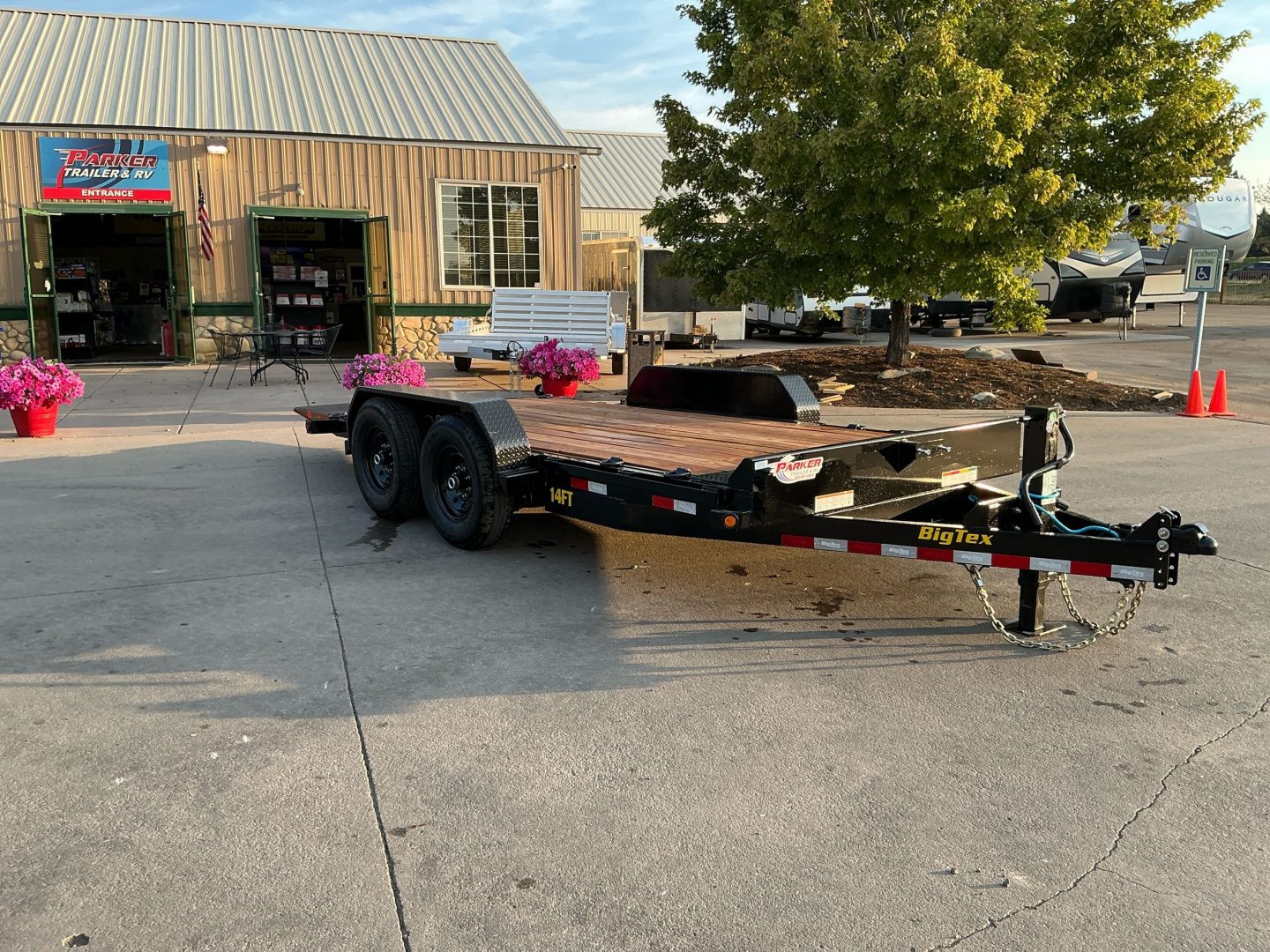 New 2026 Big Tex Trailers 14FT-16BK Flatbed Trailer