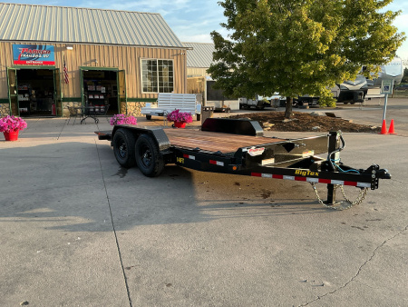 New 2026 Big Tex Trailers 14FT-16BK Flatbed Trailer