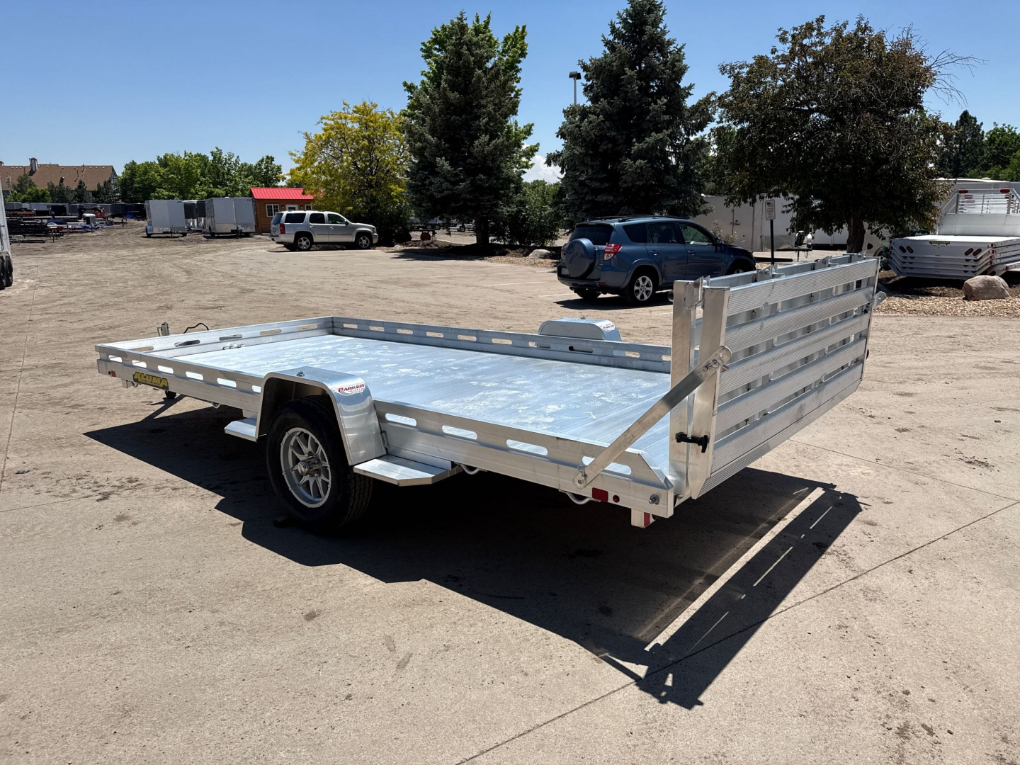 New 2026 Aluma 8015S-EL-BT Utility Trailer