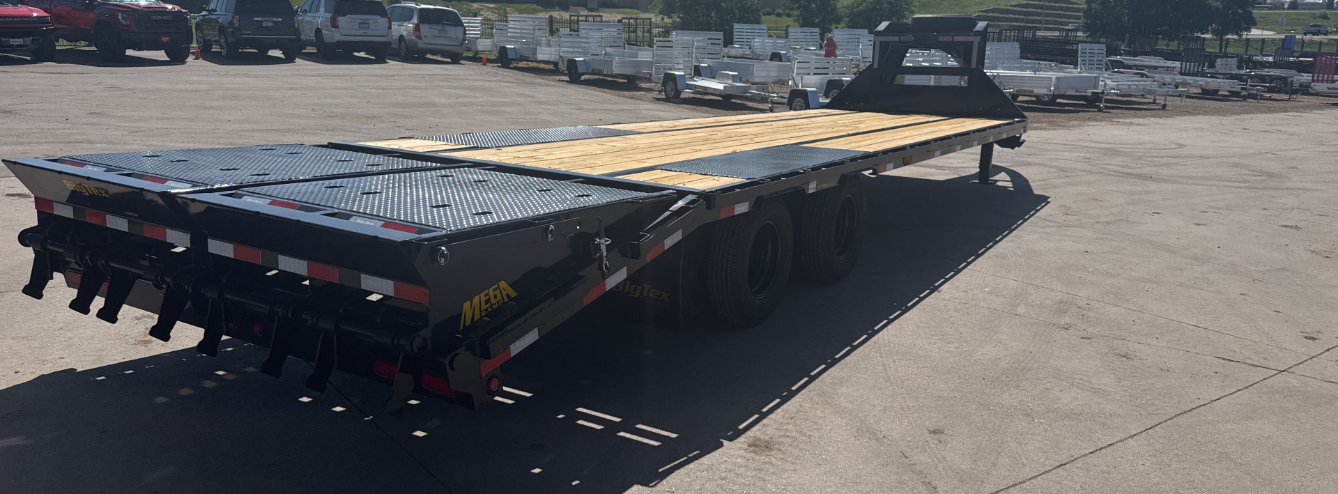 New 2026 Big Tex Trailers 22GN-30D5A-MRBK Flatbed Trailer
