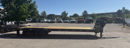 New 2026 Big Tex Trailers 22GN-30D5A-MRBK Flatbed Trailer