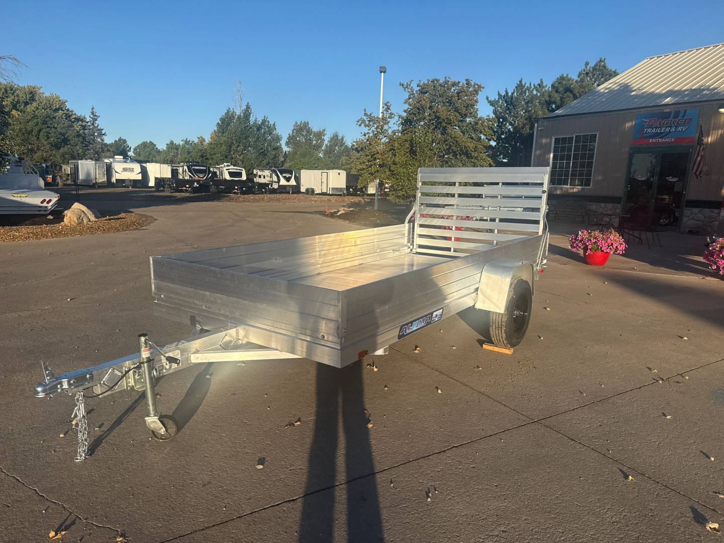 New 2026 Aluma 6812H-ESA-S-TG Utility Trailer