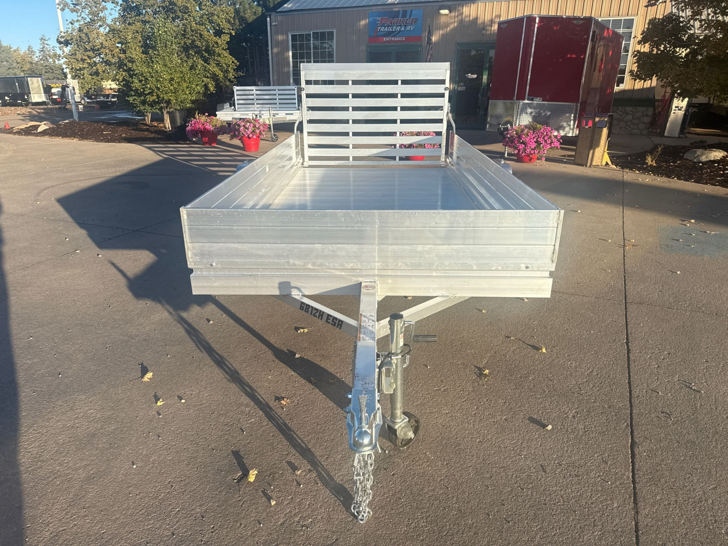 New 2026 Aluma 6812H-ESA-S-TG Utility Trailer