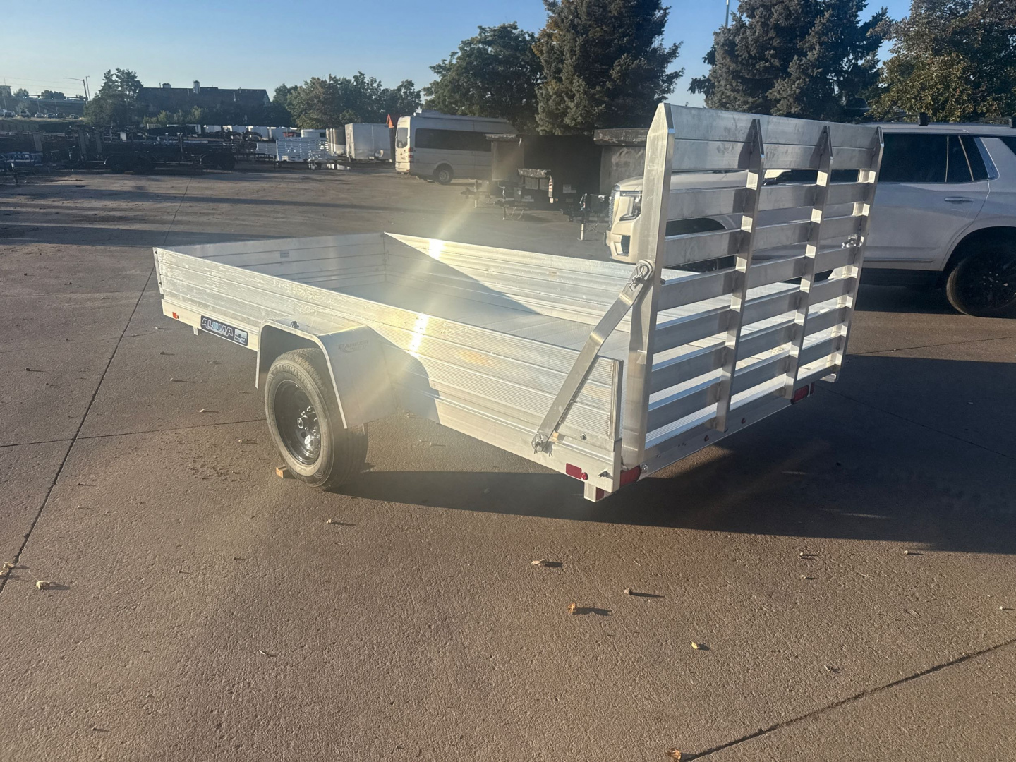 New 2026 Aluma 6812H-ESA-S-TG Utility Trailer