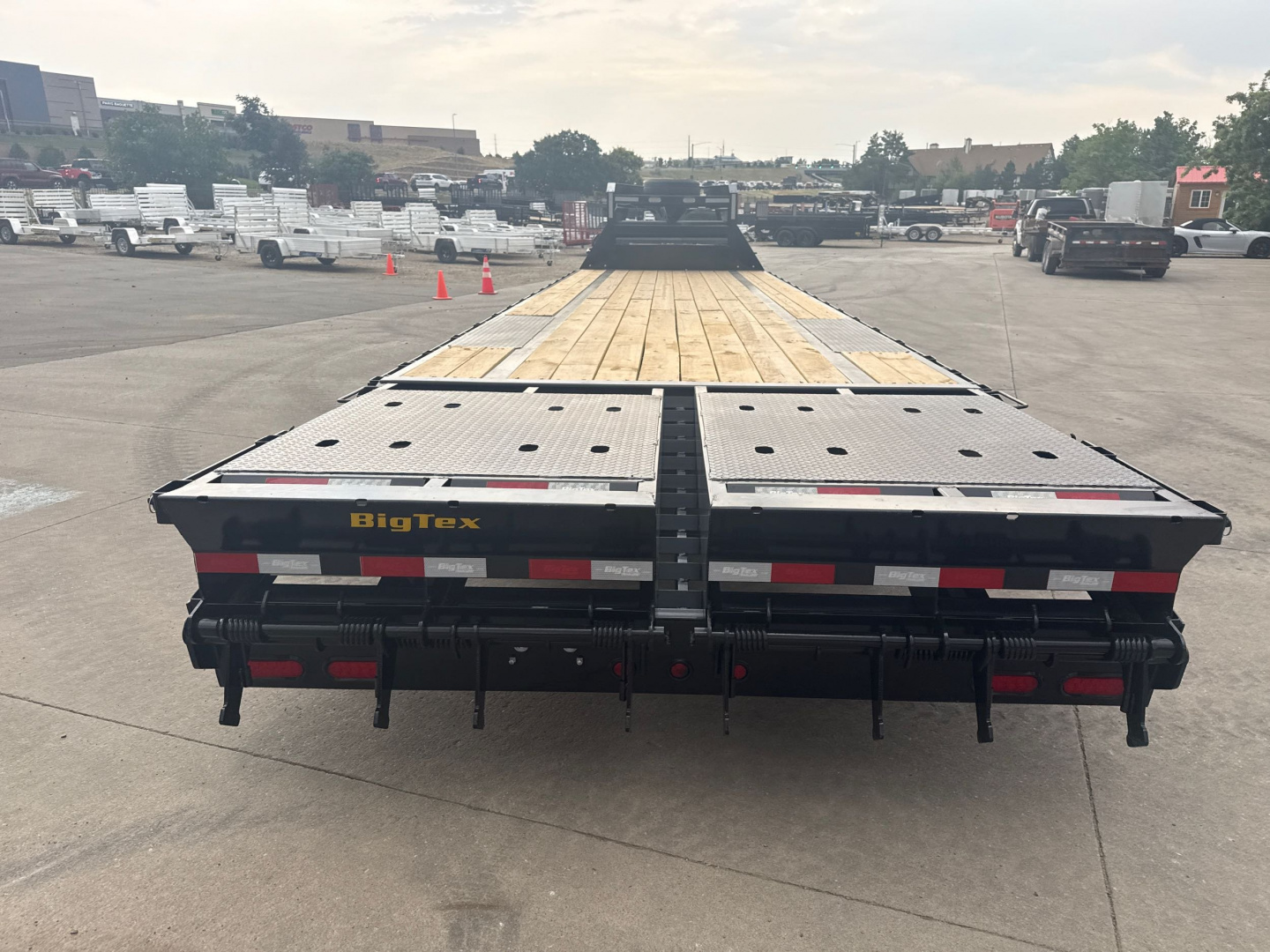 New 2026 Big Tex Trailers 14GN-33D5A-MRBK Flatbed Trailer