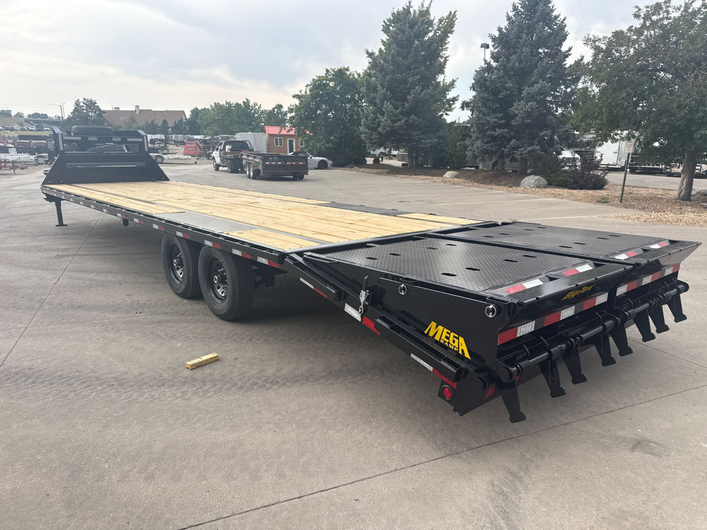 New 2026 Big Tex Trailers 14GN-33D5A-MRBK Flatbed Trailer