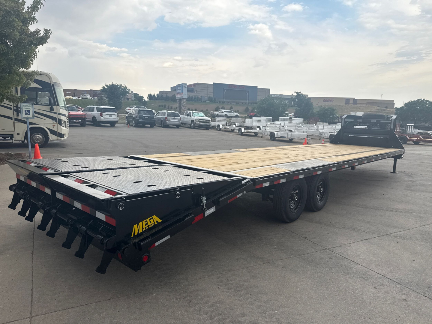 New 2026 Big Tex Trailers 14GN-33D5A-MRBK Flatbed Trailer