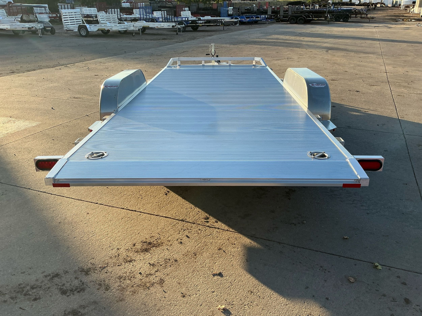 New 2026 Aluma 8216TILT-TA-EL-RTD Flatbed Trailer