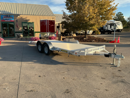 New 2026 Aluma 8216TILT-TA-EL-RTD Flatbed Trailer
