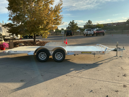 New 2026 Aluma 8216TILT-TA-EL-RTD Flatbed Trailer