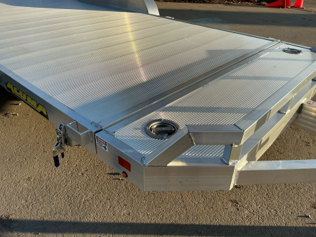 New 2026 Aluma 8216TILT-TA-EL-RTD Flatbed Trailer