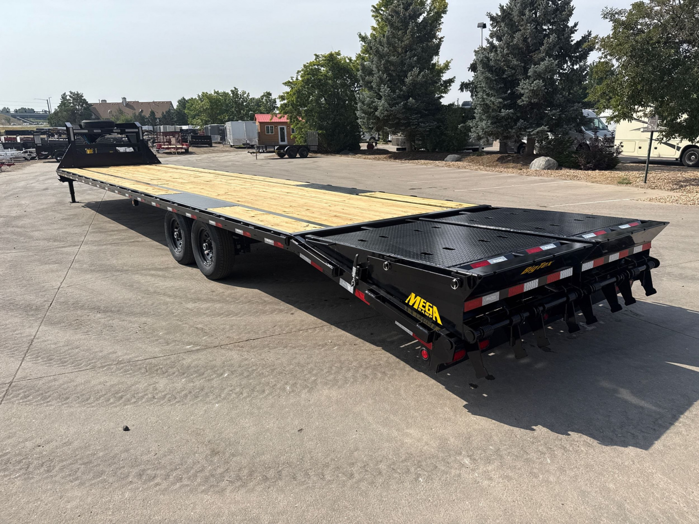 New 2026 Big Tex Trailers 14GN-40D5A-MRBK Flatbed Trailer