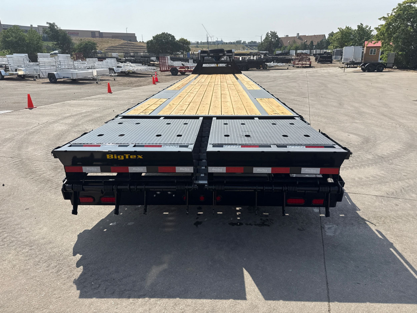 New 2026 Big Tex Trailers 14GN-40D5A-MRBK Flatbed Trailer