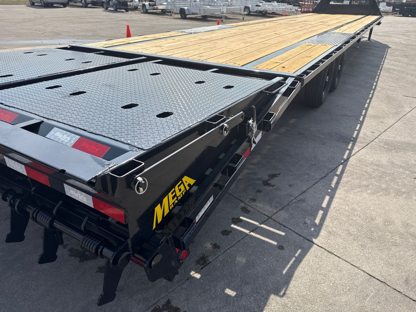 New 2026 Big Tex Trailers 14GN-40D5A-MRBK Flatbed Trailer