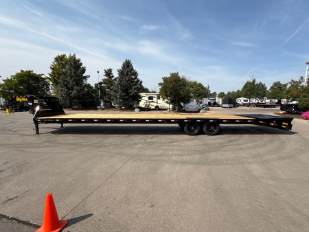 New 2026 Big Tex Trailers 14GN-40D5A-MRBK Flatbed Trailer